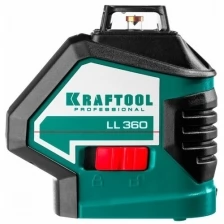 Нивелир лазерный KRAFTOOL LL360 (держатель, детектор, в кейсе) 34645-4