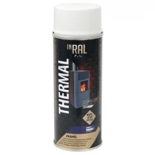 Краска аэрозольная InRAL INRAL THERMAL белая