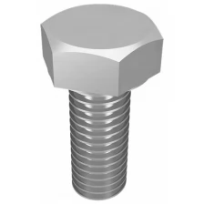Болт с шестигранной головкой М10х30 DIN 933 BT10-30 сталь (уп.30шт) КМ LO0836