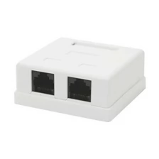 Розетка NA214 RJ-45 категория 5e внешняя 2 порта, 110&Krone