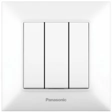 Выключатель Panasonic Arkedia Slim скрыт. 3кл. IP20 белый (упак.:1шт) (WNTC00152WH-RU)